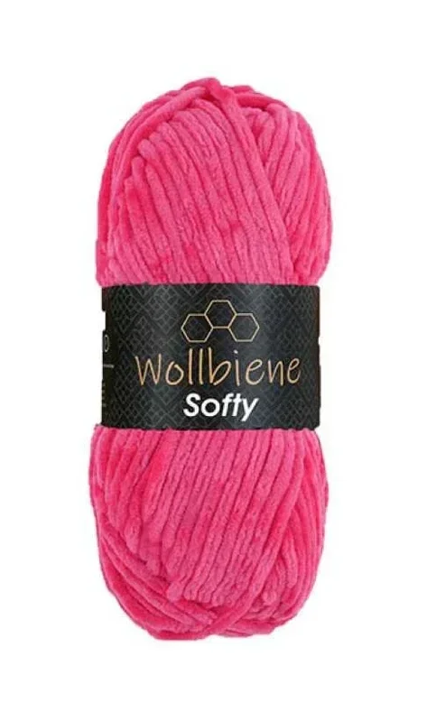 Soft Chenille Leuchtpink