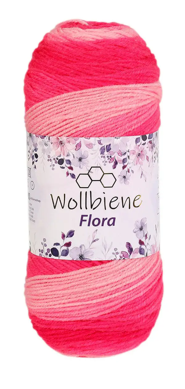Wollbiene Flora Pink