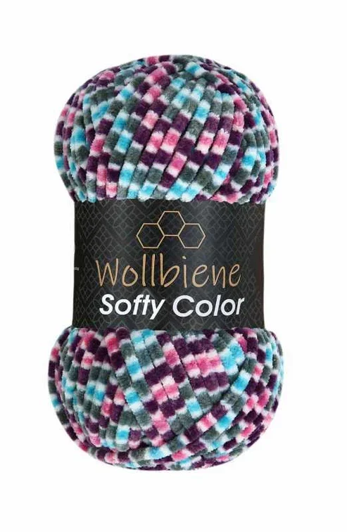 Softy Color Lila Grau Rosa Türkis