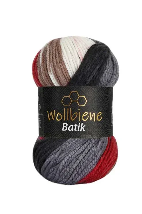 Wollbiene Batik Farbver.   LL. 190M  100gr.    2050