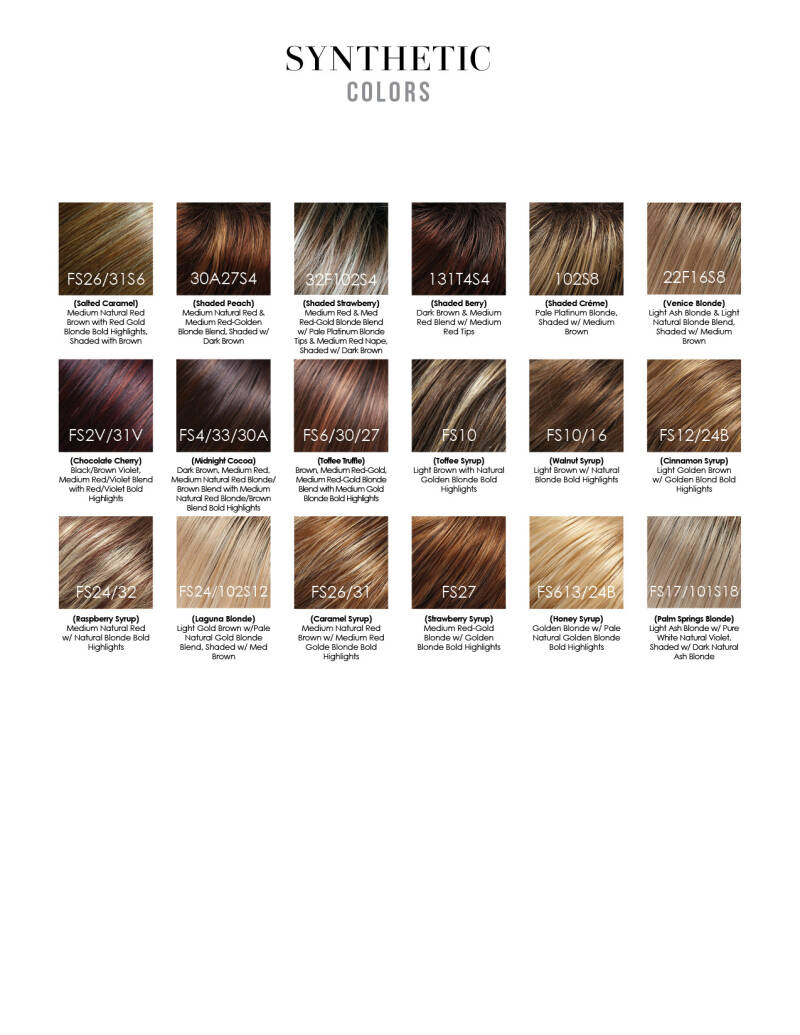 Jon Renau Top Full 12" synthetisch haarwerk