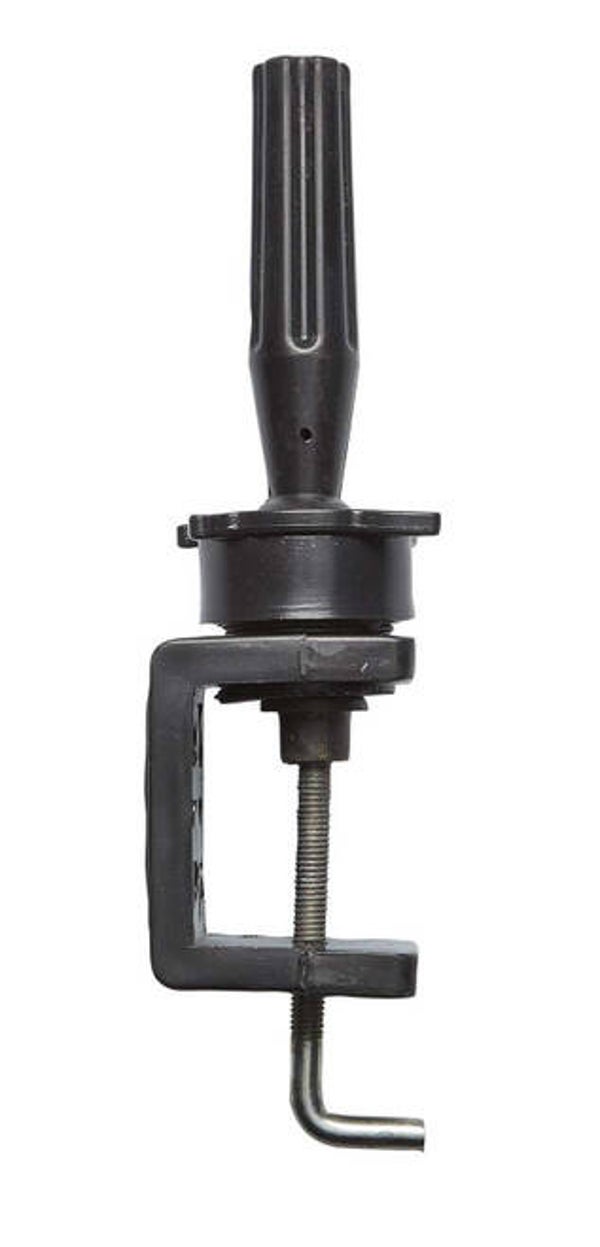 Tafelklem voor werkhoofd / wig clamp plastic
