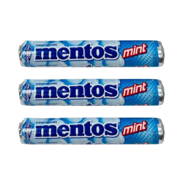 Mentos mint 29gr 3 rollen