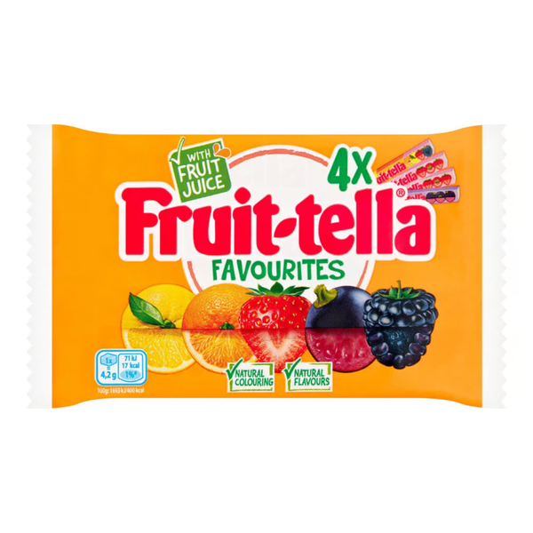 Fruittella Favourite Mix (pack 4 rollen)