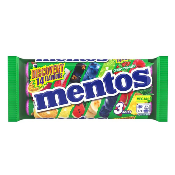 Mentos Discovery Mix 3 rollen