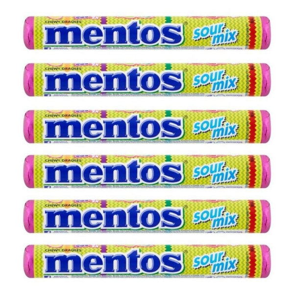 Mentos Sour Mix 6 rollen