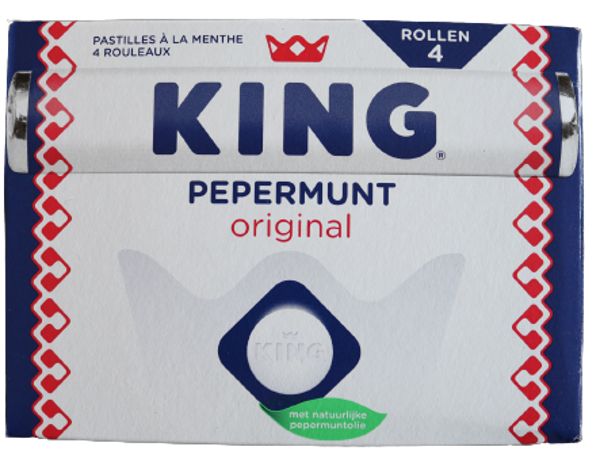 King Pepermunt original (pack 4 rollen)