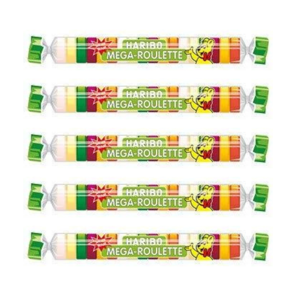 Haribo Mega Roulette Sour 5 rollen