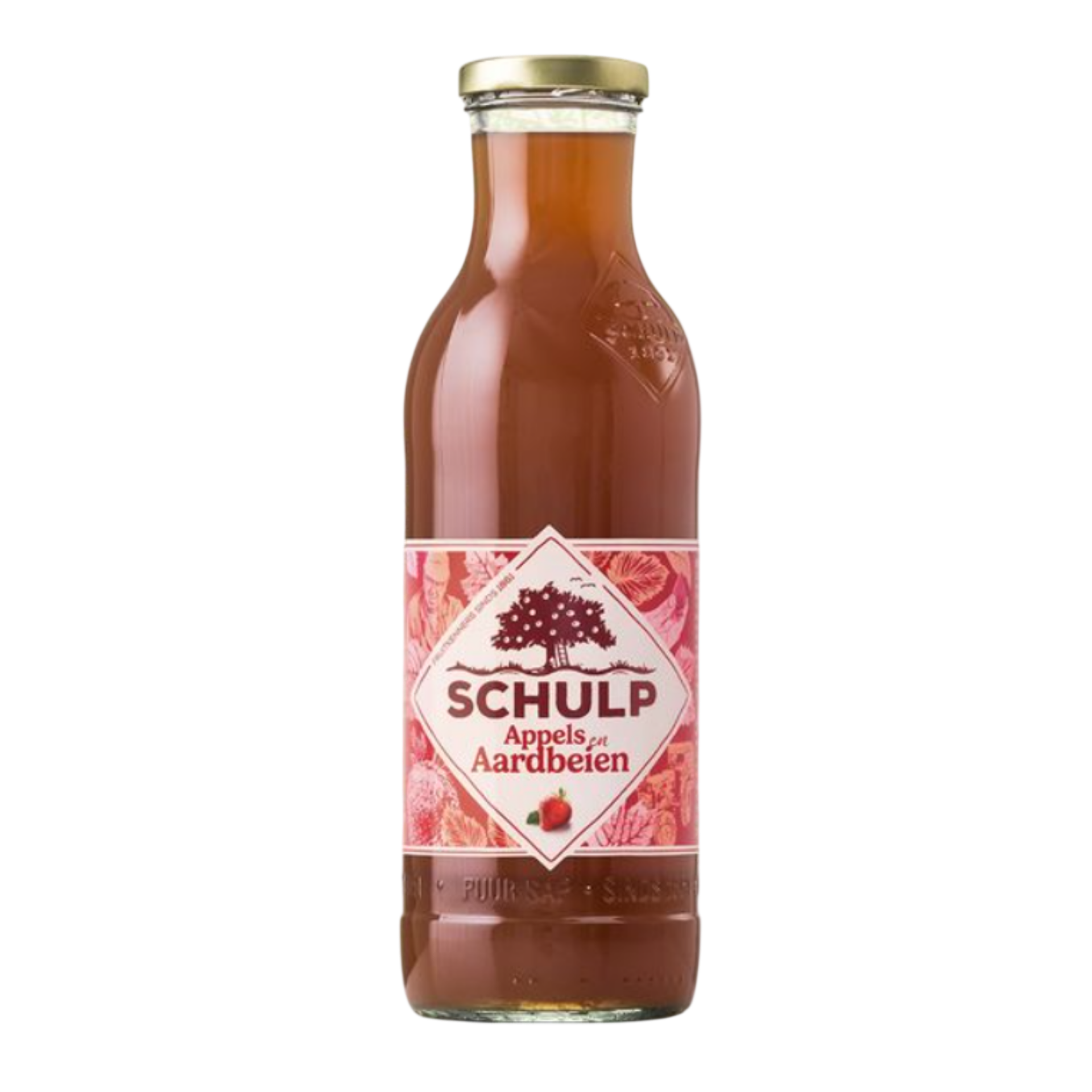 Schulp appel-aardbeiensap 750ml