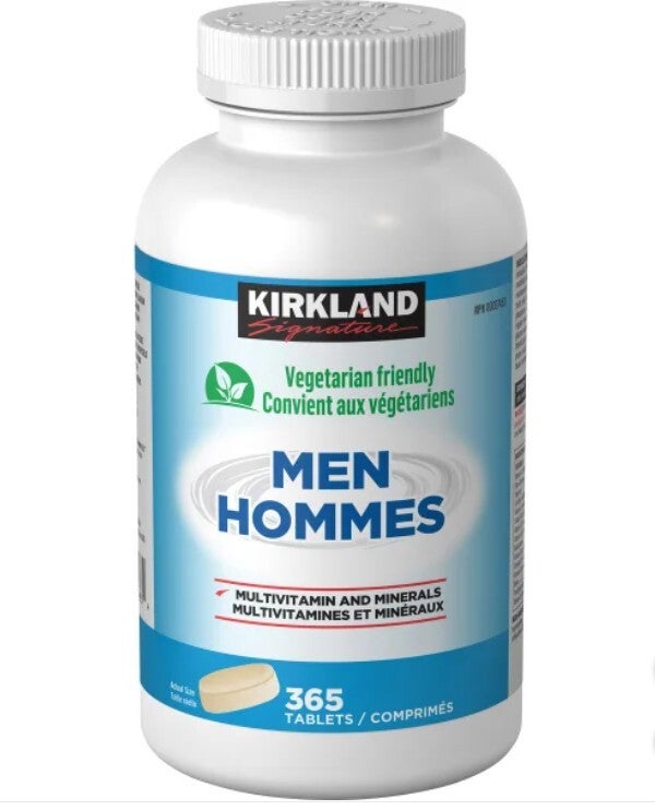 Kirkland Signature Men 50+ Multivitamin, 365 Tablets