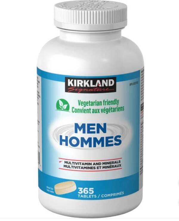 Kirkland Signature Men 50+ Multivitamin, 365 Tablets