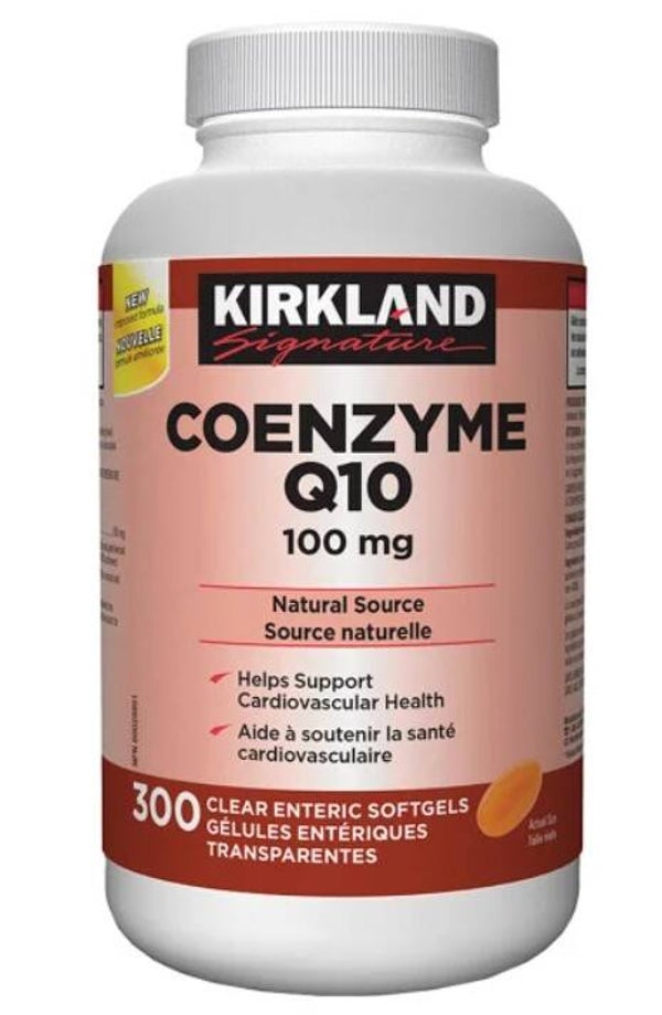 Kirkland Signature Coenzyme Q10 100 mg, 300 Clear Enteric Softgels