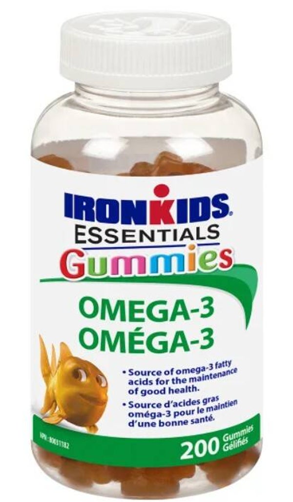 IronKids Essential Omega-3 Gummies,  200 gummies