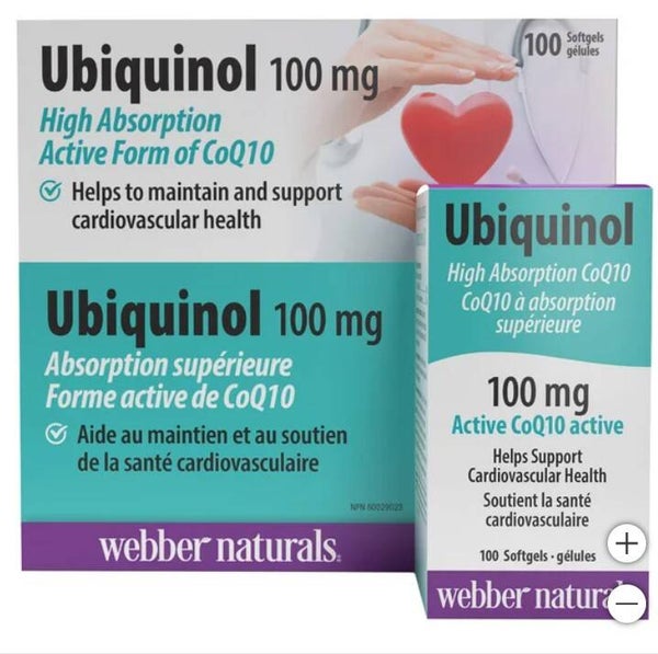 Webber naturals Ubiquinol 100 mg