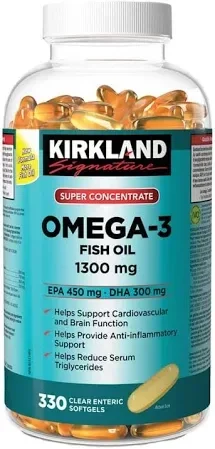 Kirkland Signature Super Concentrate Omega-3 Fish Oil is a concentrated source of essential fatty acids