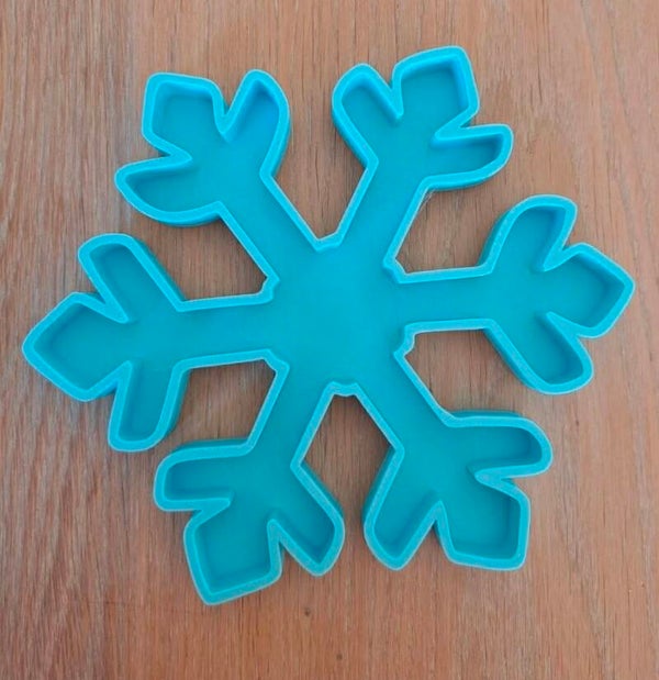 vulvorm blauwe ijskristal