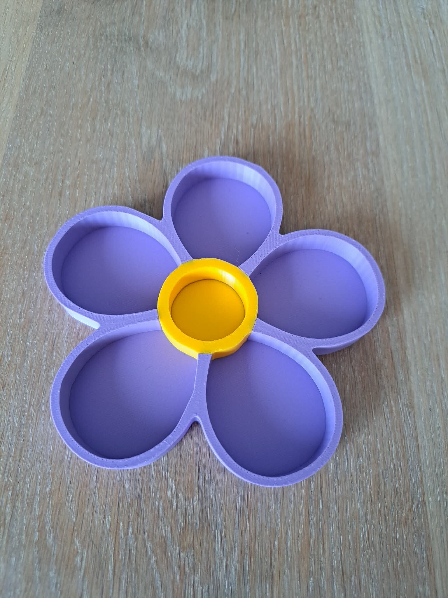 Vulvorm bloem (rond blad)