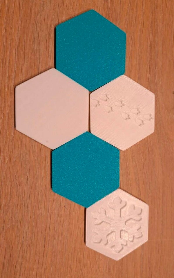 hexagon winter set
