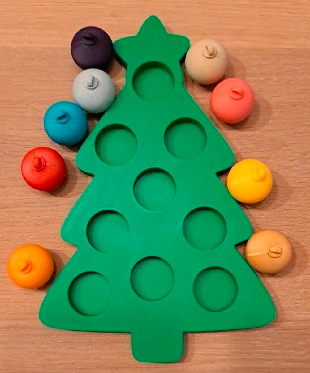kerstboom met kerstballen