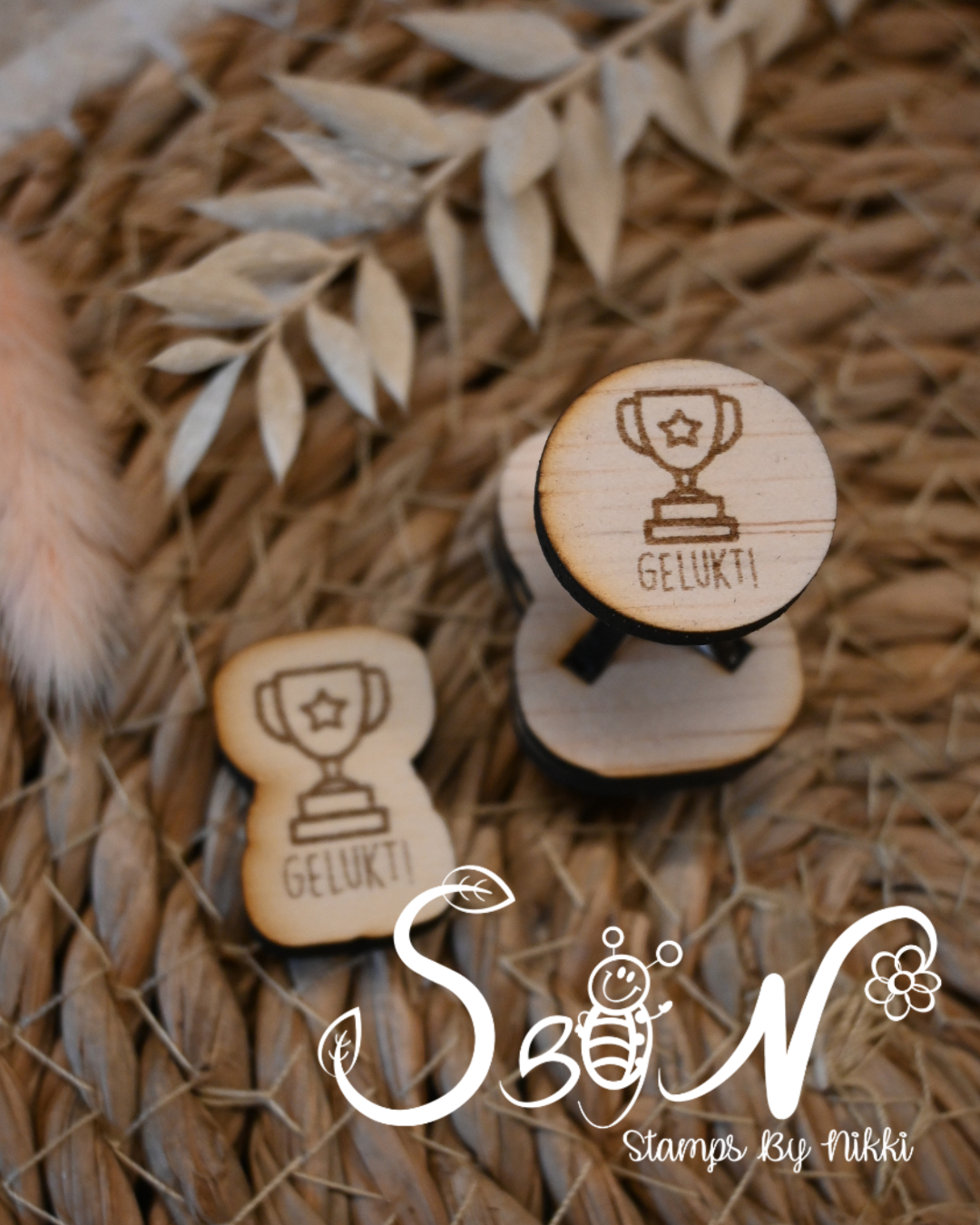 Stempel - Trofee - Gelukt!