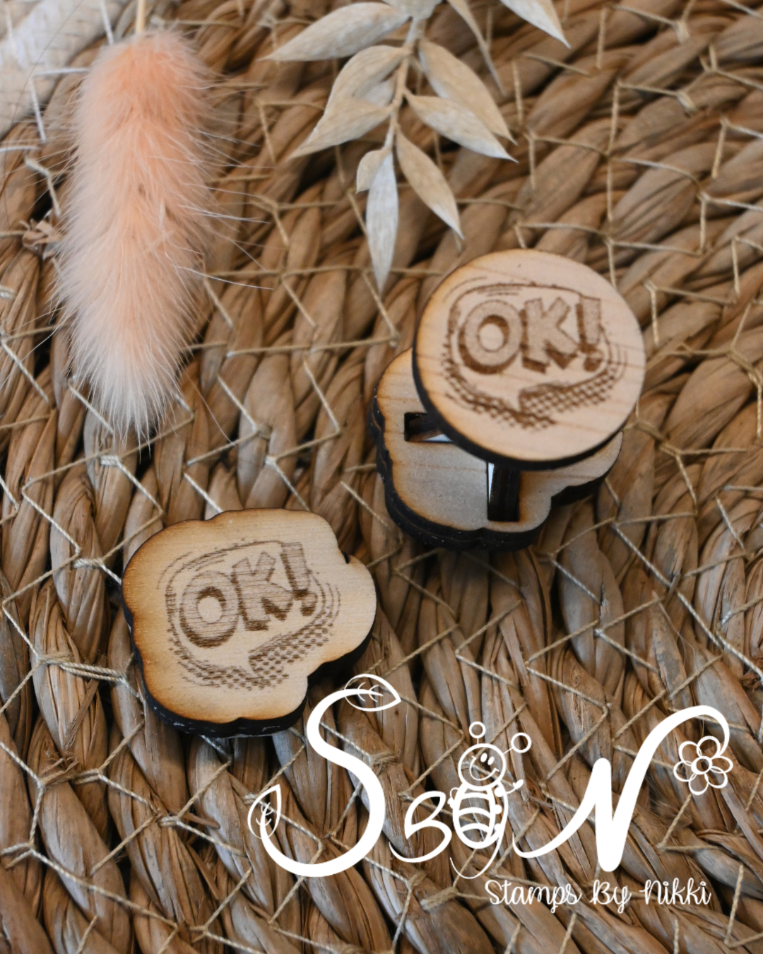 Stempel - Tekstballon - OK!