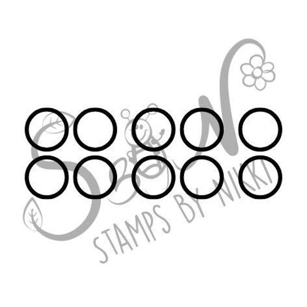 Stempel Getalbeeld van 10