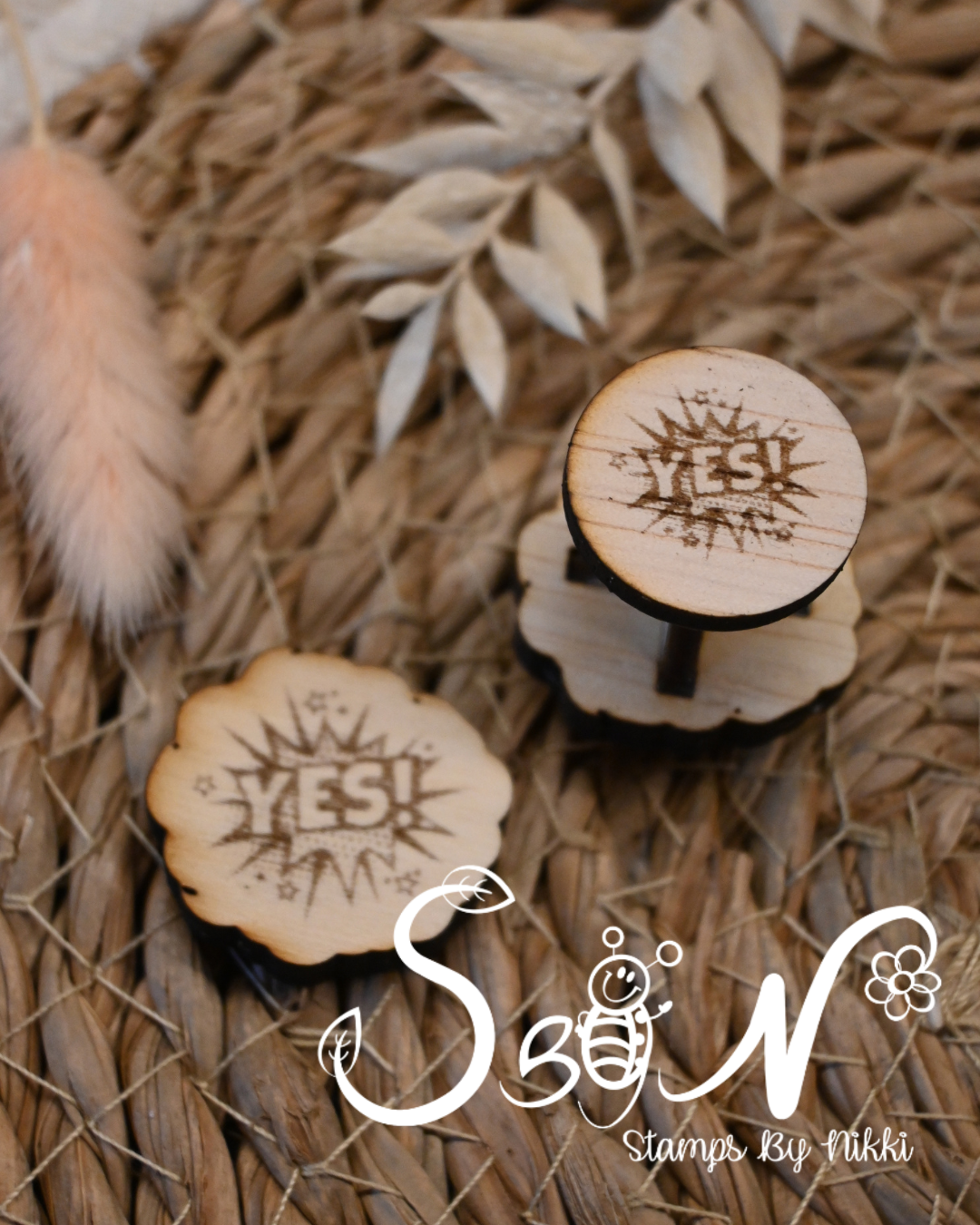 Stempel - Schreeuwballon - YES!