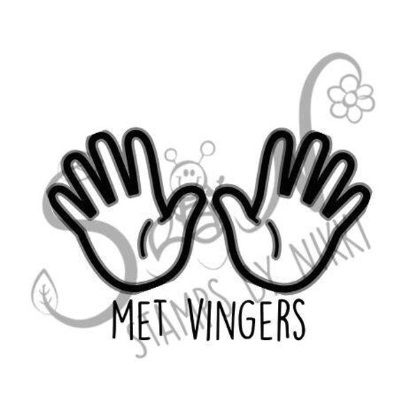 Stempel Met vingers