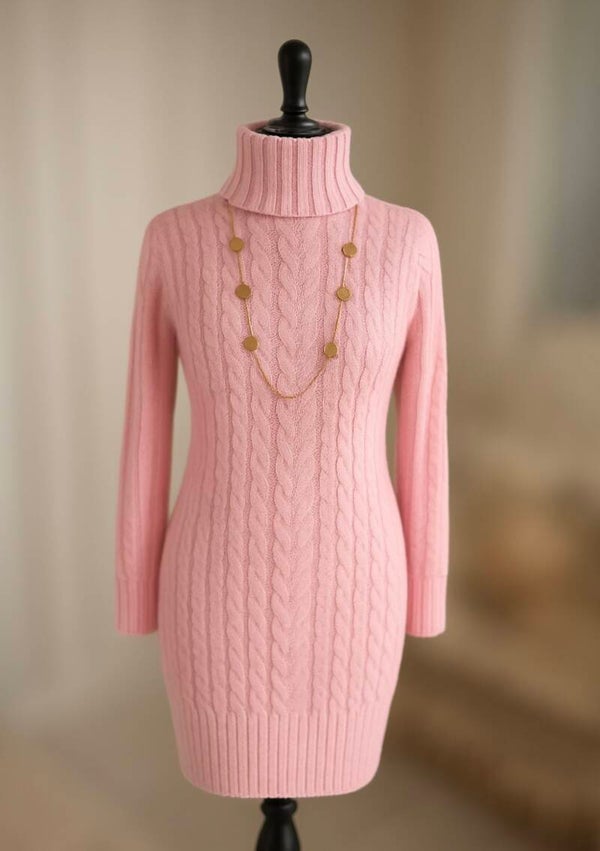 Robe pull rose t38