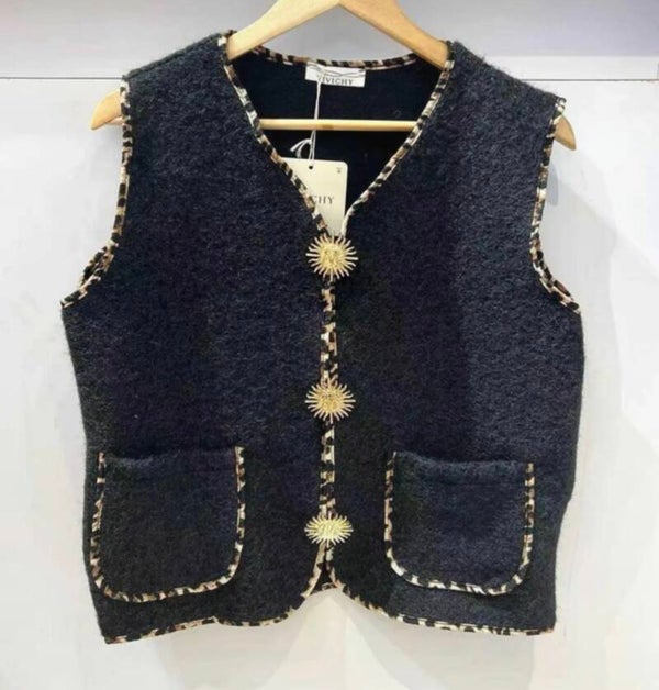 Gilet sans manche très tendance TU