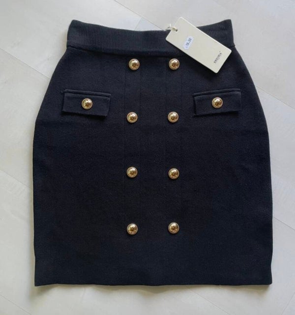 Jupe moulante noir taille unique