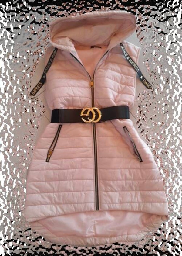 Veste sans manches rose TU