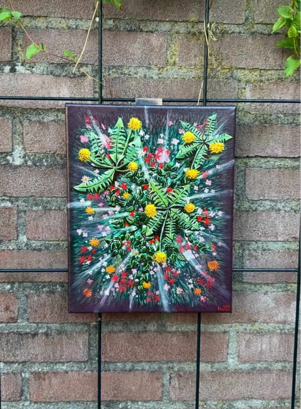 Paardenbloem - Origineel schilderij