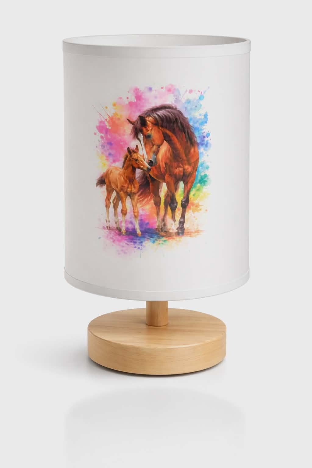 Led Lamp merrie en veulen