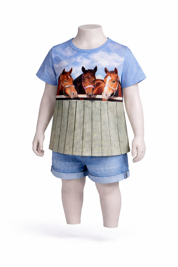 T-shirt paarden
