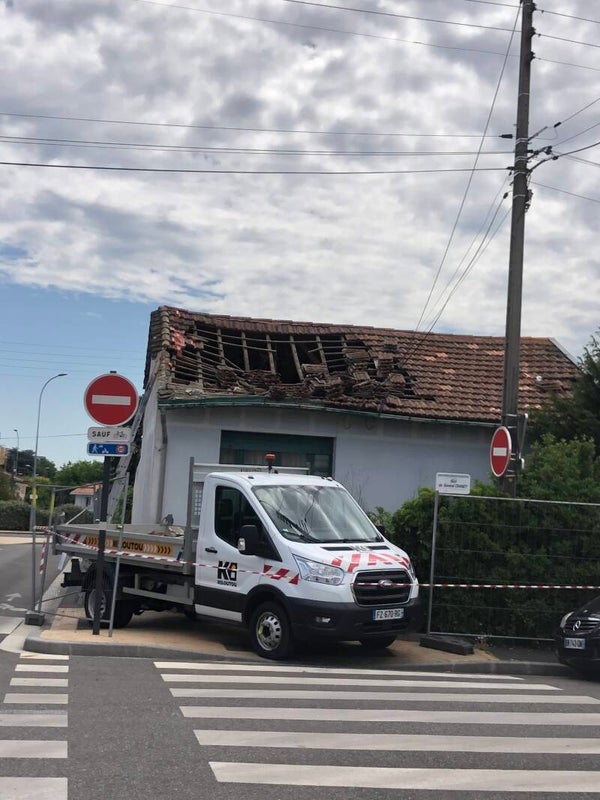 Intervention sinistre toiture 65