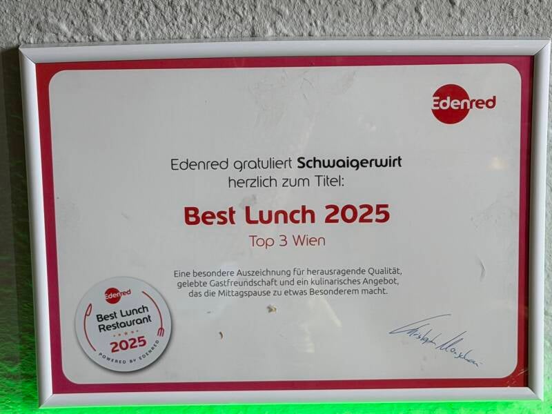 best lunch schwaigerwirt