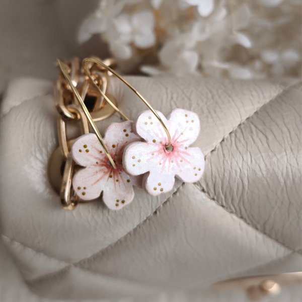Boucles d'Oreilles "SAKURA"