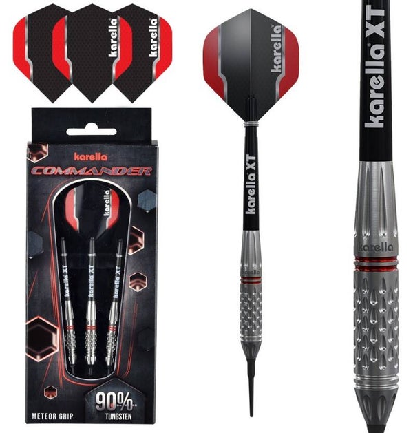 Softdart Karella Commander, silber, 90% Tungsten, 19g oder 21g