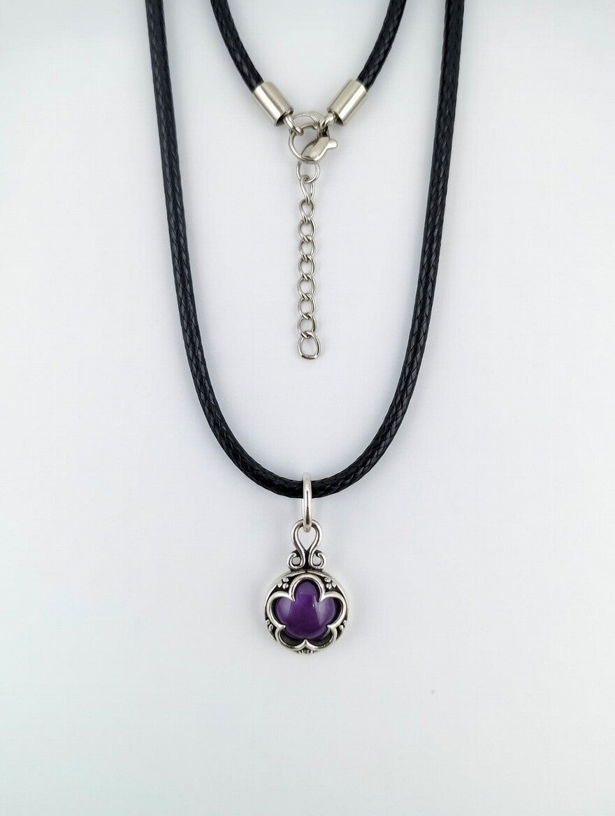 Colgante plata Coltand con Amatista