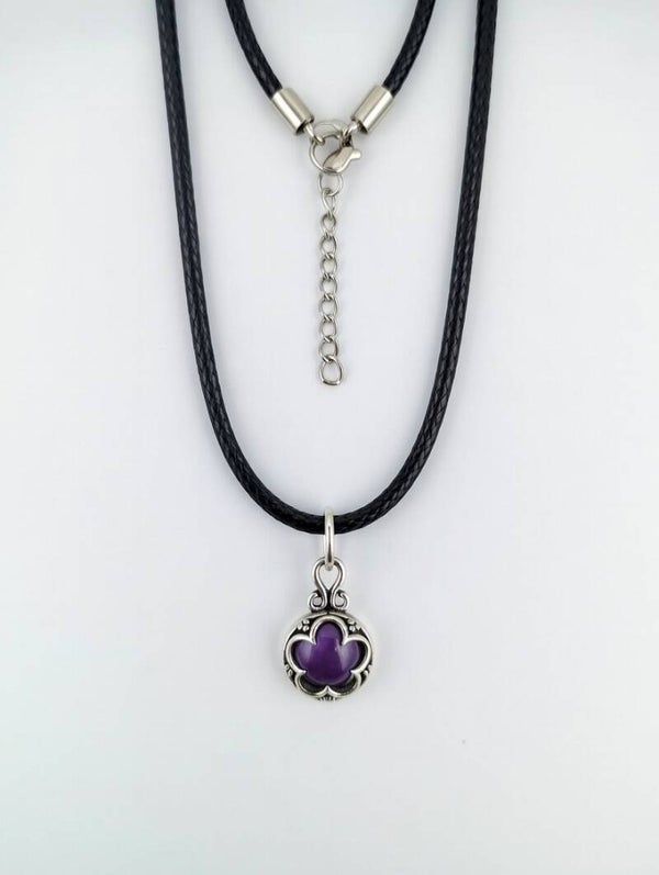 Colgante plata Coltand con Amatista