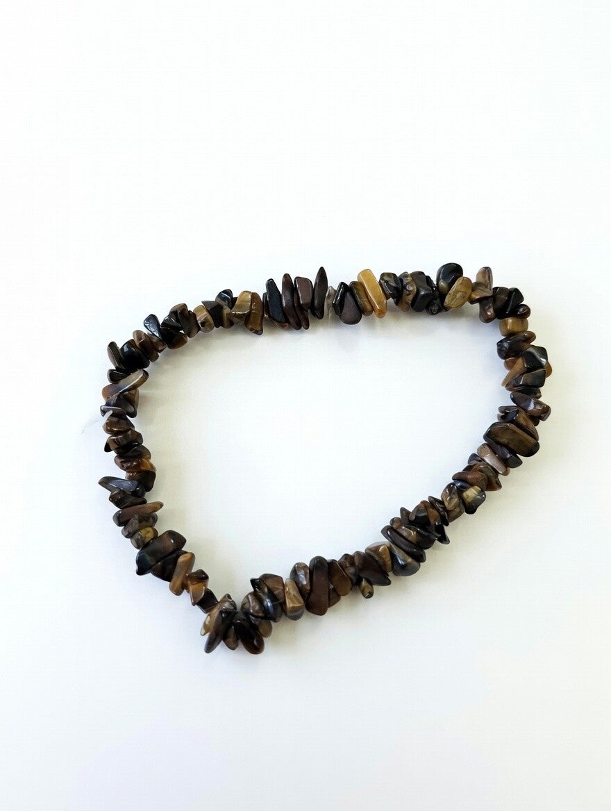 Pulsera Chip Pequeña de Ojo de Tigre