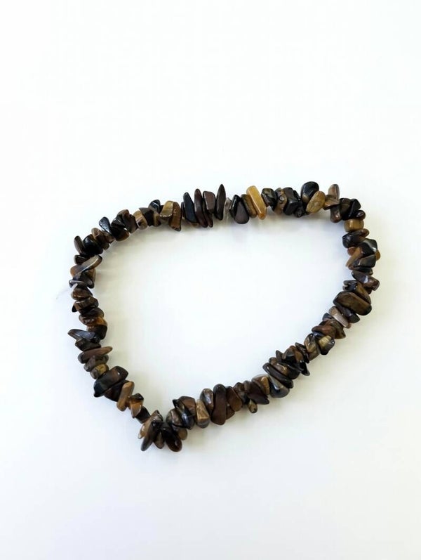 Pulsera Chip Pequeña de Ojo de Tigre