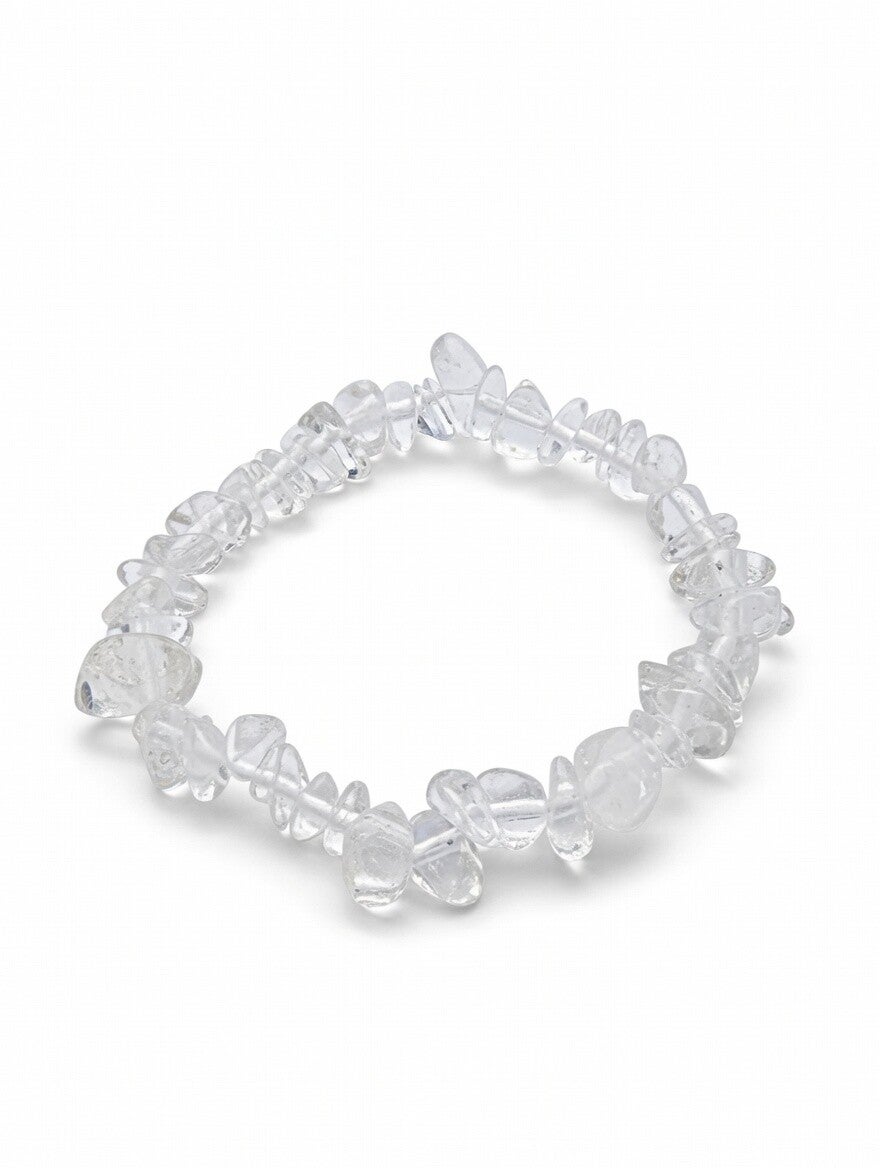 Pulsera Chip de Cuarzo Transparente