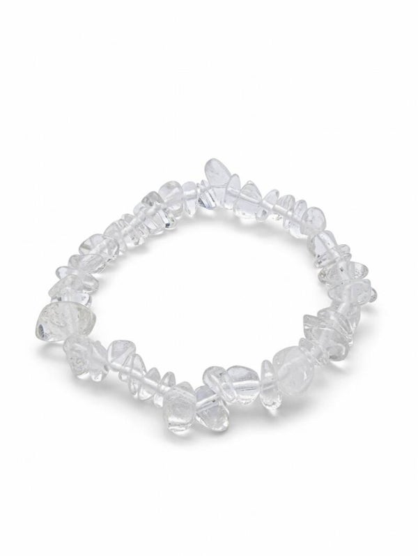 Pulsera Chip de Cuarzo Transparente