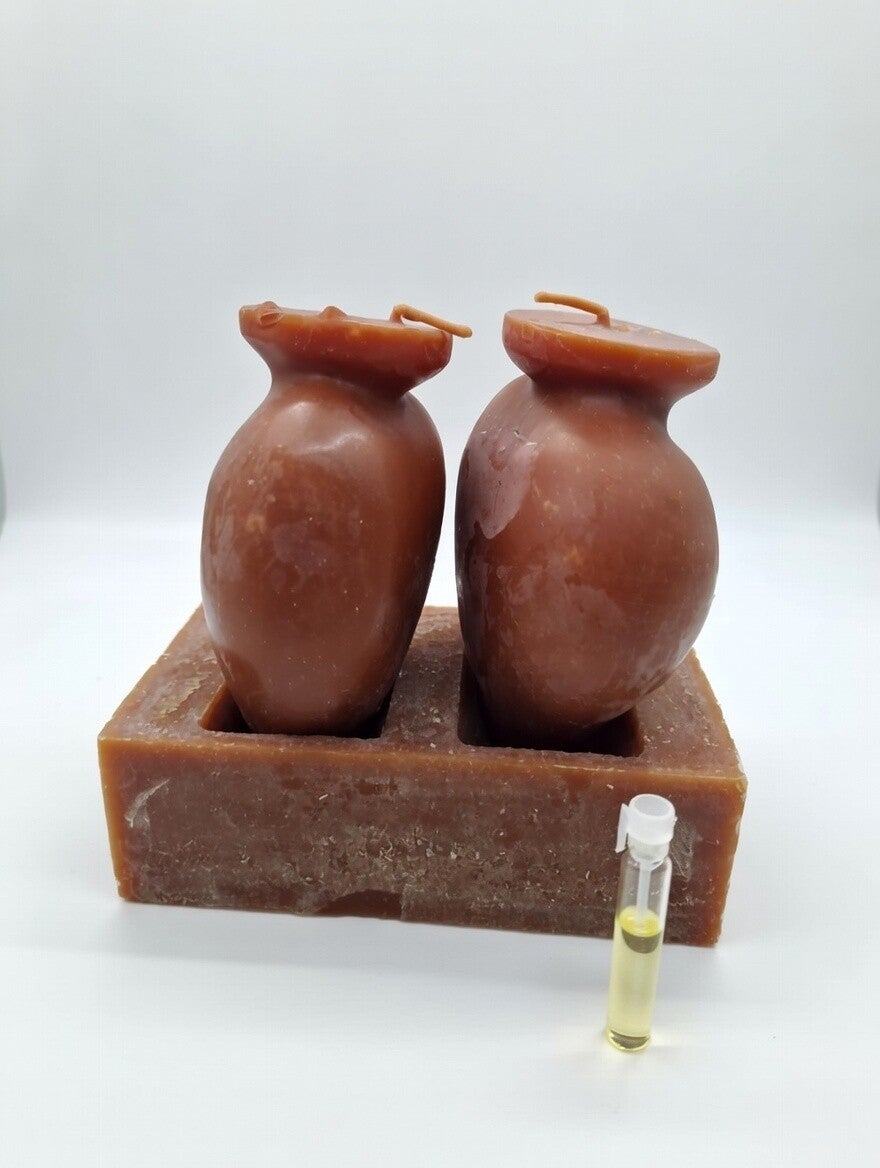 Velas conjunto de corazones de miel