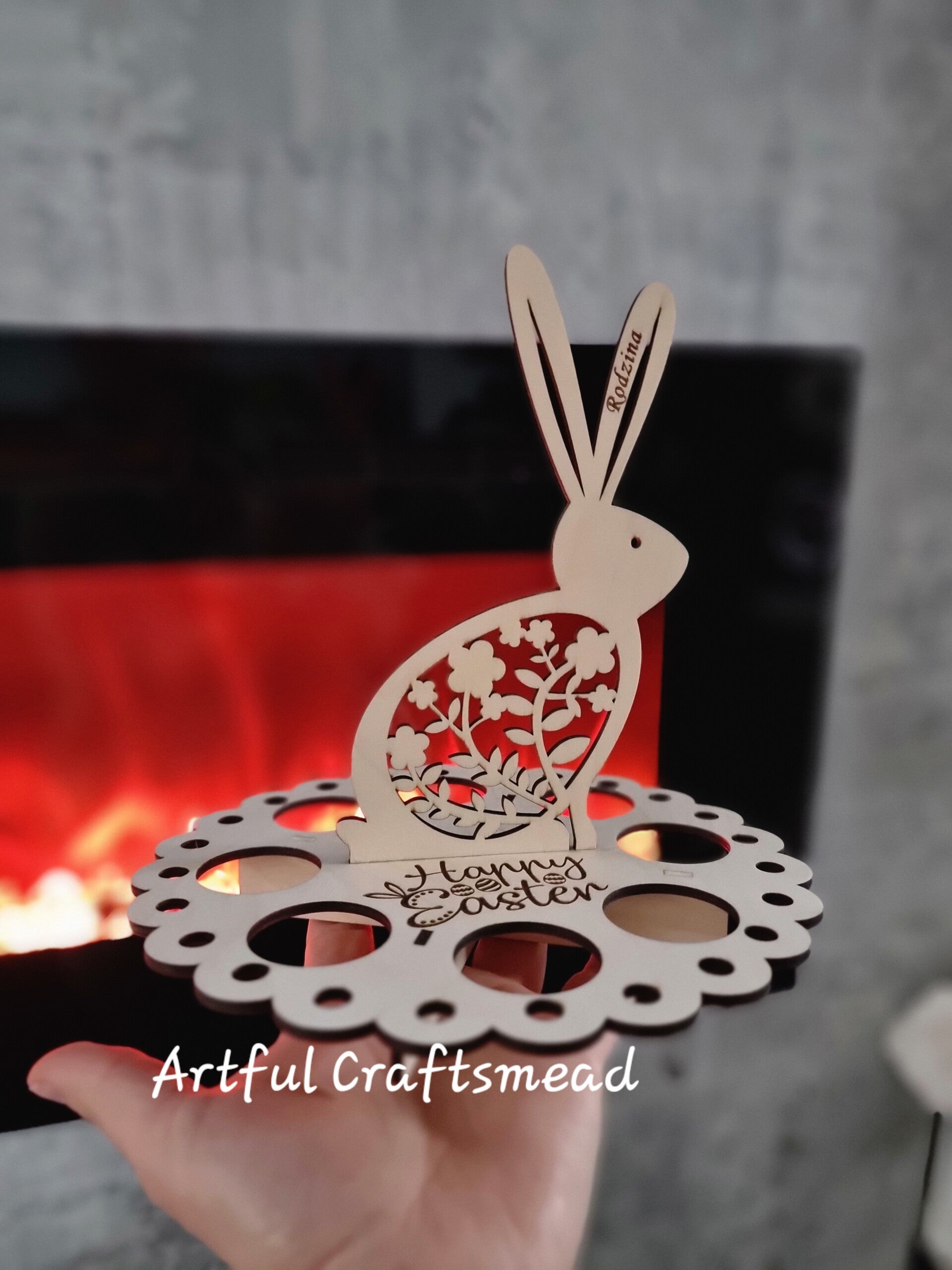 Egg-cellent Bunny Egg Holder, Zajączek Króliczek Stojak do jajek