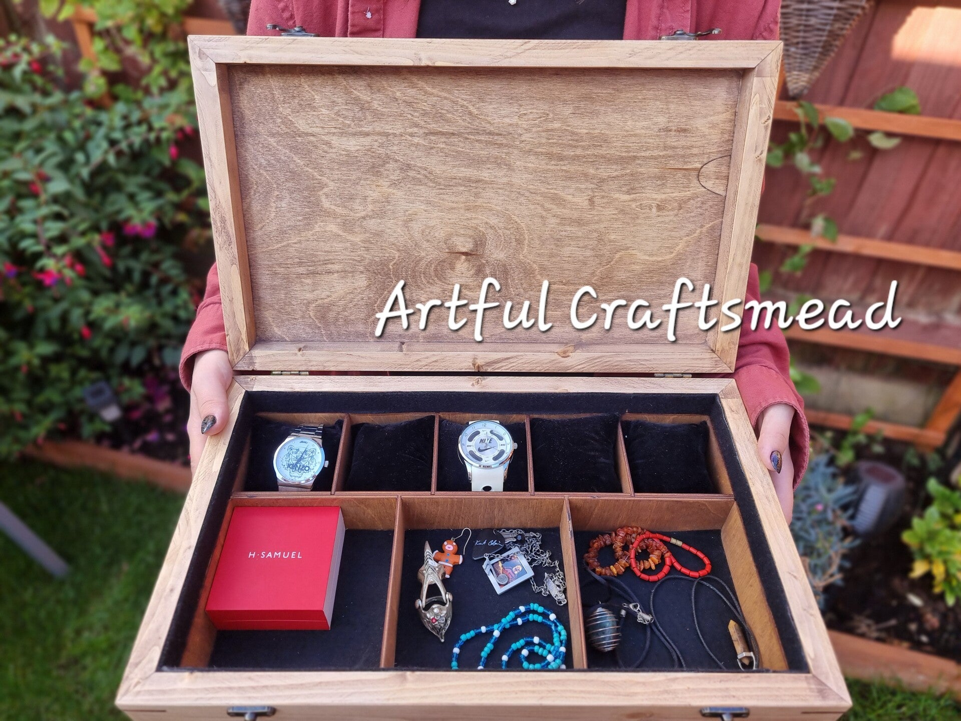 Personalized Jewelry and Watch Box, Custom With Name And Quotes, Wooden Box Gift For All Occasion, Spersonalizowane pudełko na biżuterię i zegarki, spersonalizowane z imieniem i cytatami, drewniane pudełko na prezent na każdą okazję