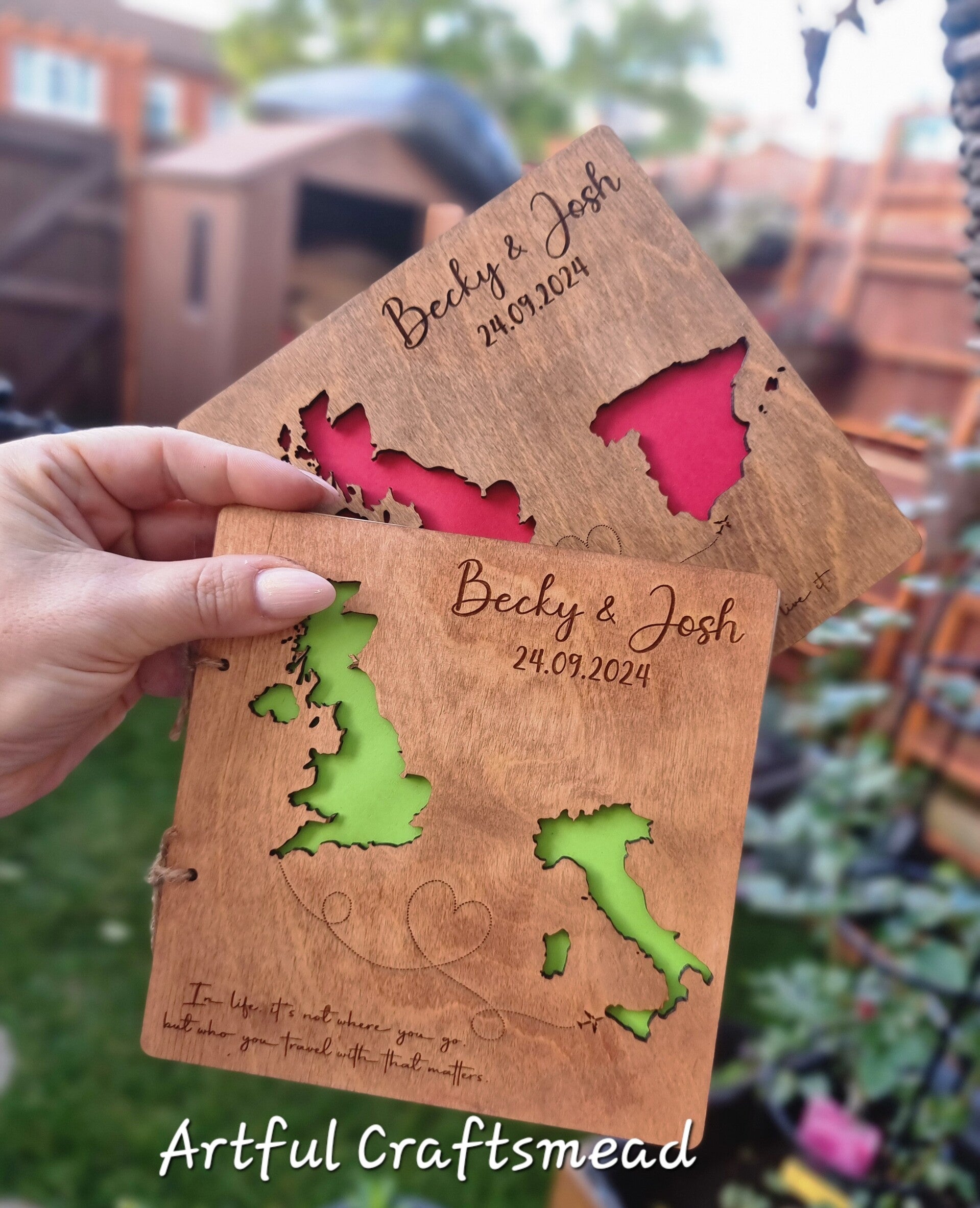 Personalized Wooden Money Gift Card – Perfect for Any Special Occasion, Custom with name and date