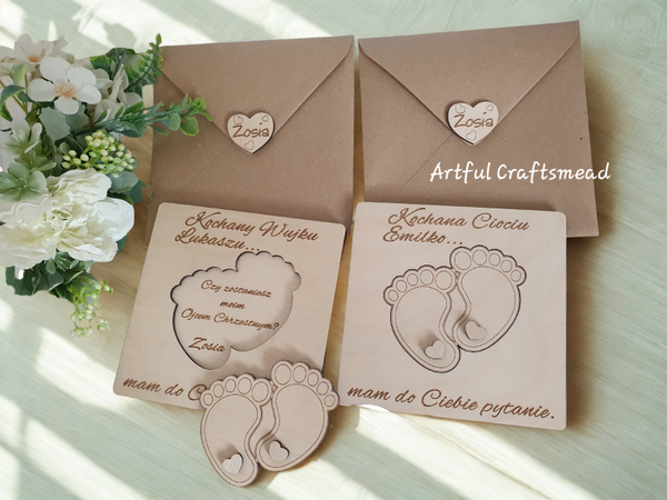 Personalised Wooden Card – A Beautiful Way to Ask an Important Question